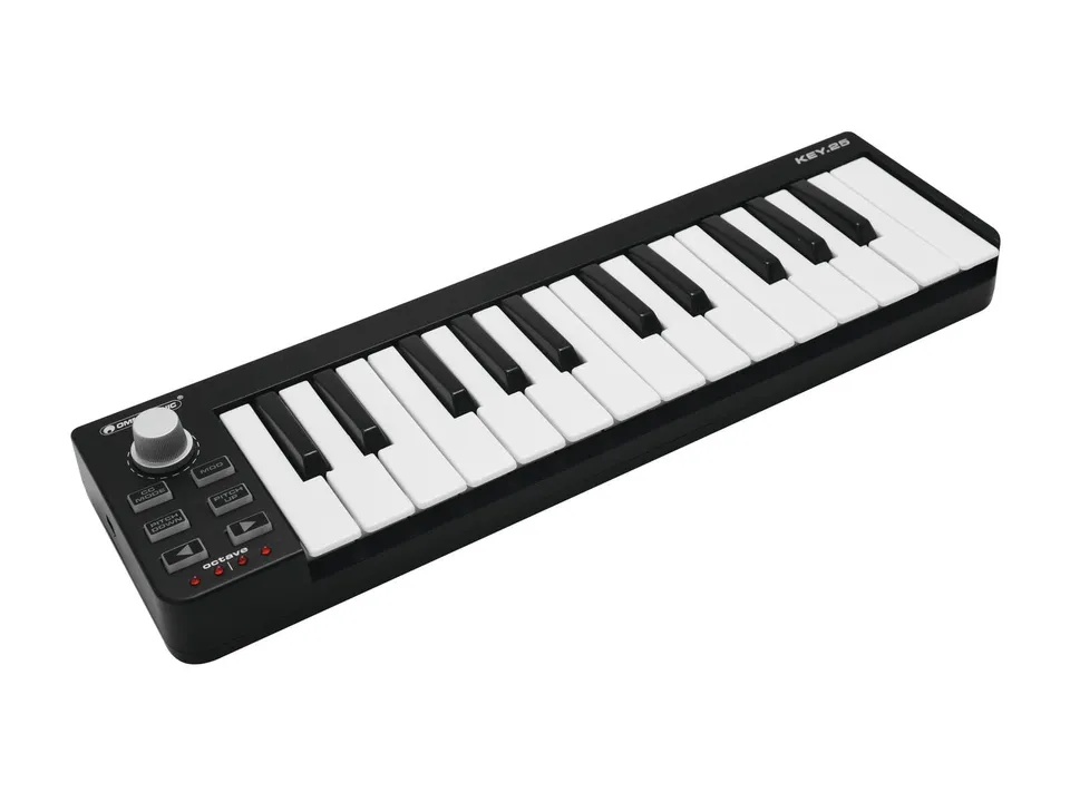 omnitronic-key-25-midi-controller-25-tasten-usb-midi-keyboard image 1