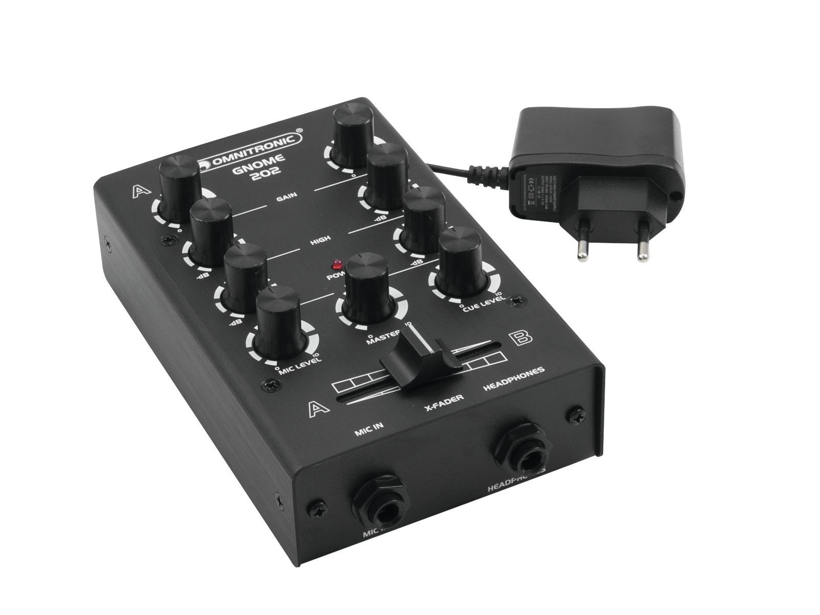 omnitronic-gnome-202-mini-mixer-2-kanal-dj-mixer-schwarz image 2