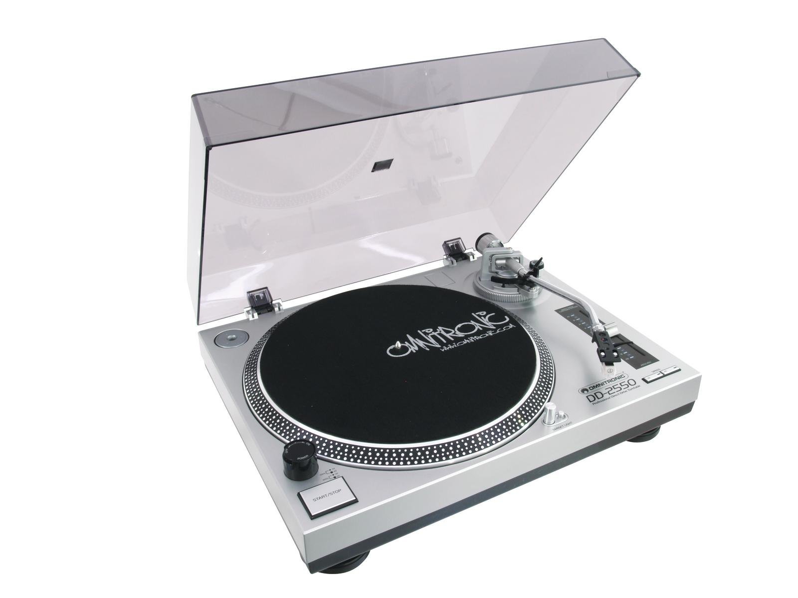 omnitronic-dd-2550-silber-direktgetriebener-dj-plattenspieler-mit-usb-und-phono- image 1