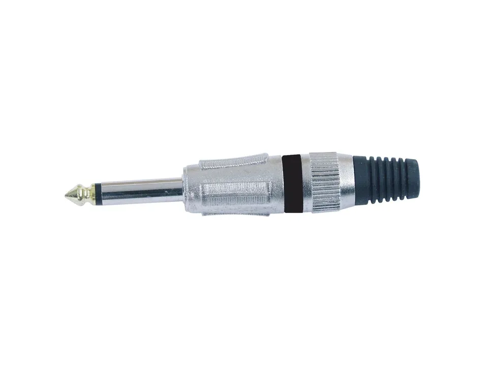 omnitronic-klinkenstecker-6-3-mm-mono-road-10x-metall image 1