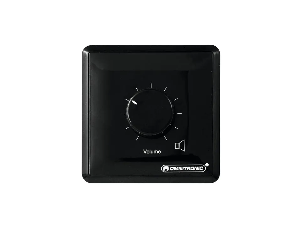 omnitronic-ela-ls-regler-5-w-mono-schwarz-mit-24-v-pflichtempfangsrelais image 1