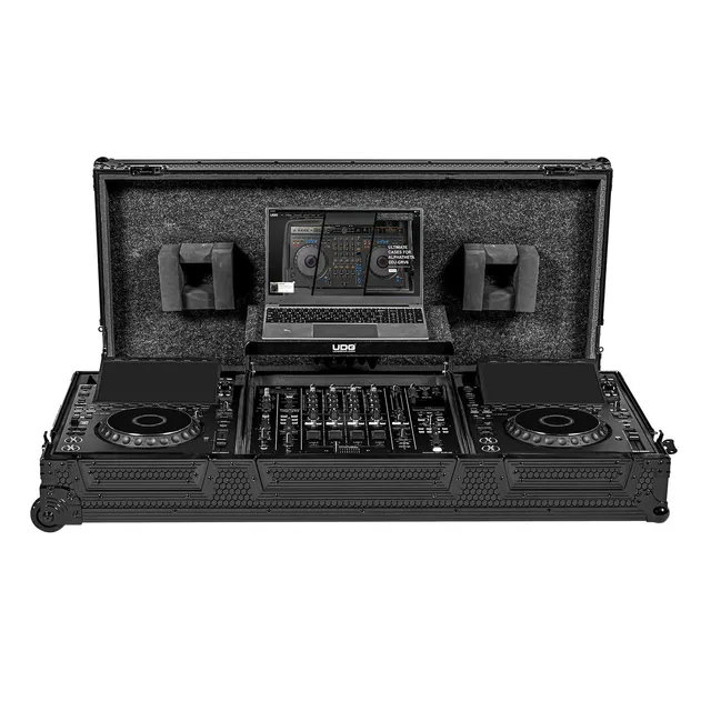 udg-ultimate-flight-case-set-alphatheta-cdj-3000x-pioneer-dj-djm-a9-black-plus-l image 1