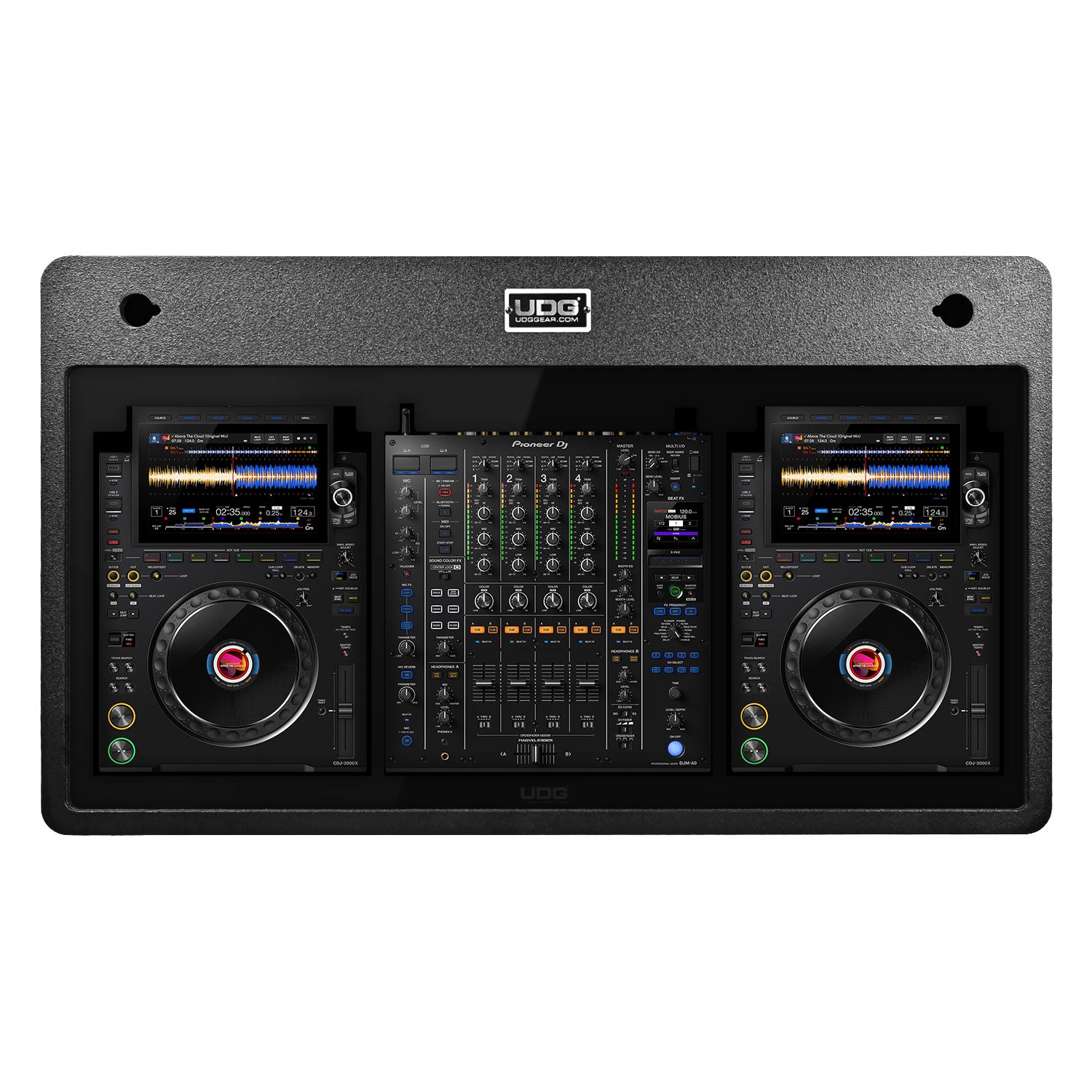 udg-ultimate-set-faceplate-alphatheta-cdj-3000x-pioneer-dj-djm-a9-schwarz image 2