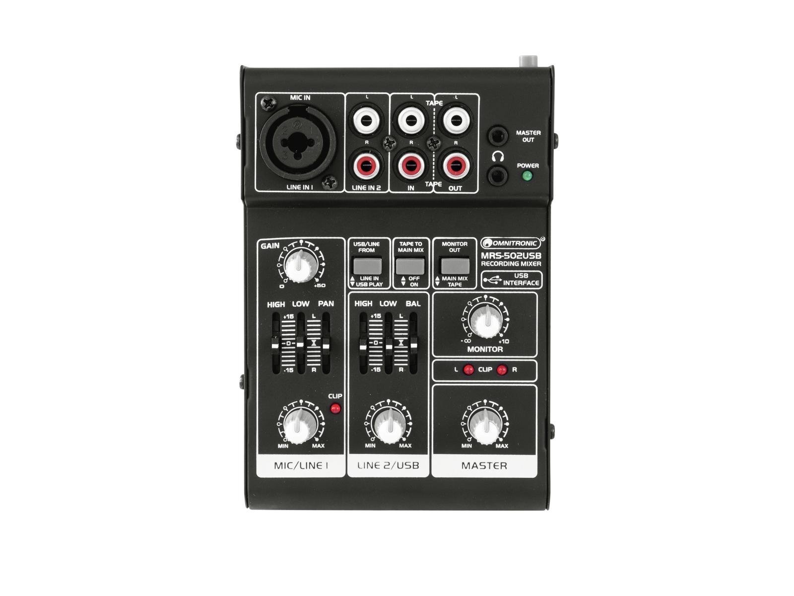 omnitronic-mrs-502usb-recording-mixer-mini-audiomischpult-mit-usb-interface image 1