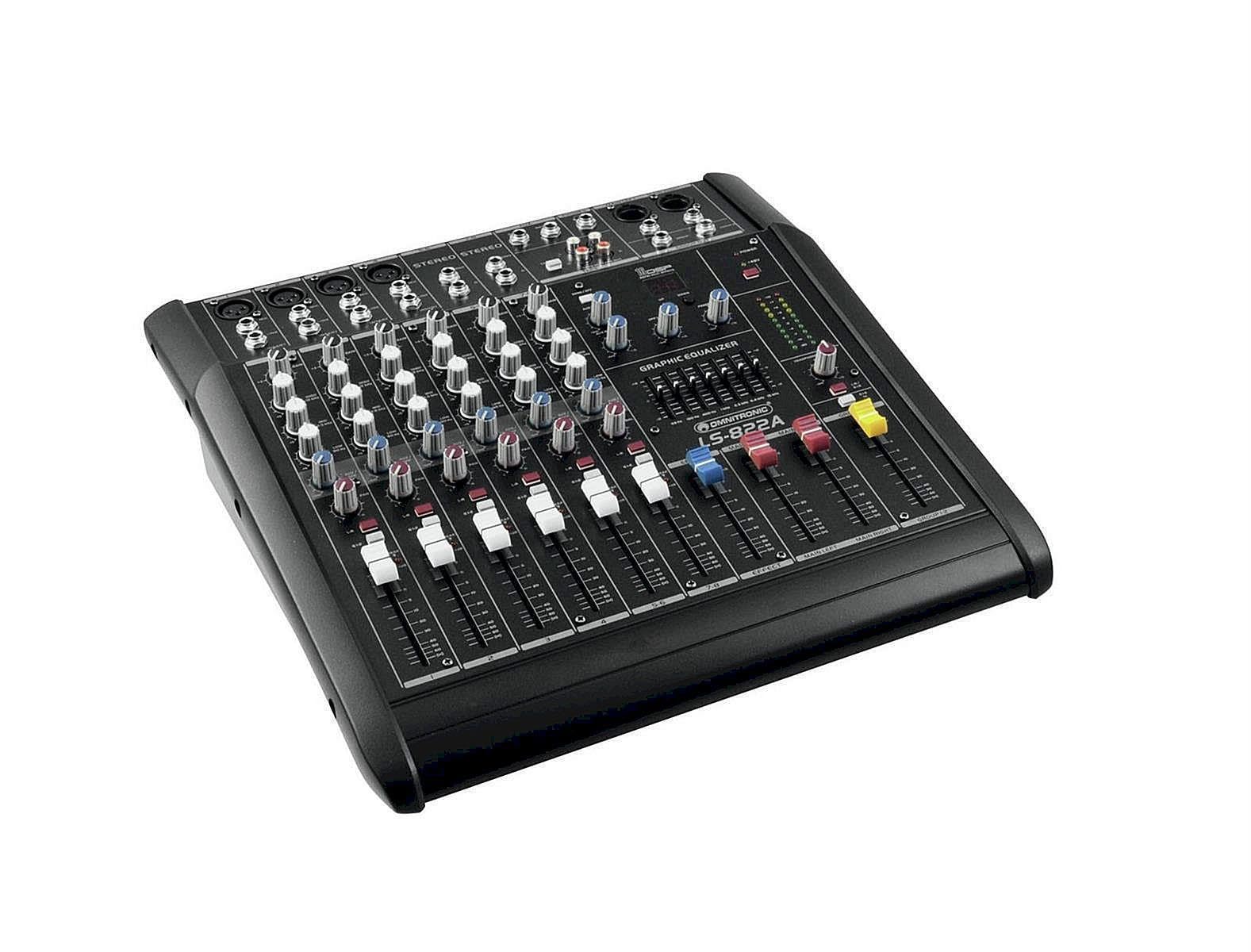 omnitronic-ls-822a-live-power-mixer-8-kanal image 1