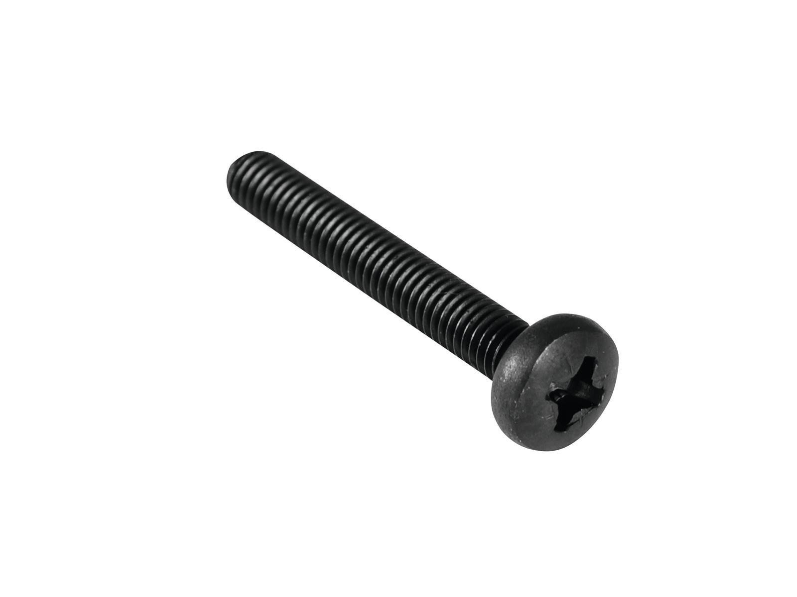omnitronic-schraube-m6x40mm-schwarz-befestigungsschraube-f-r-ls-klammern image 1