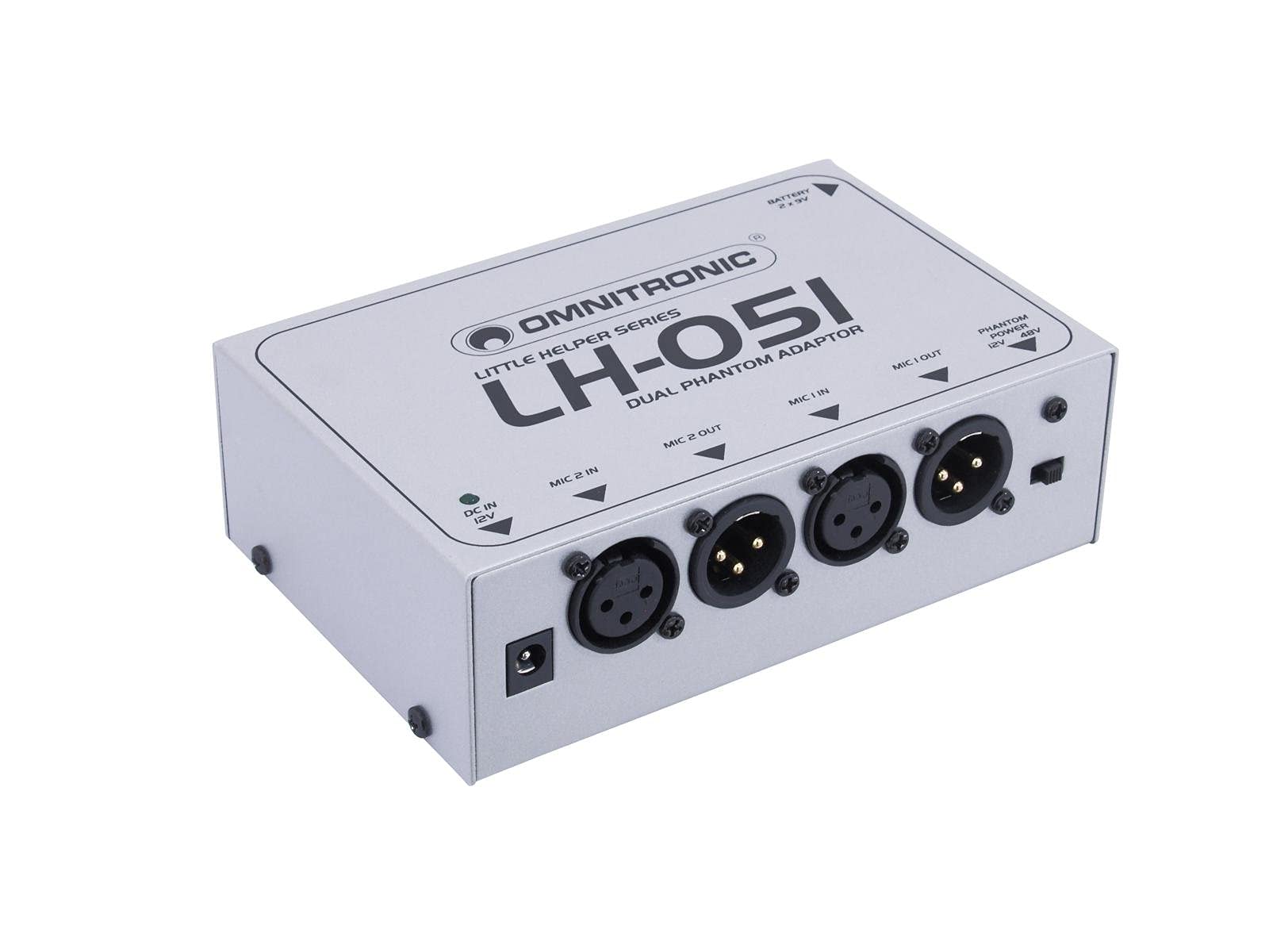 omnitronic-lh-051-dual-phantom-speiseadapter-12-48v-f-r-2-mikrofone image 1
