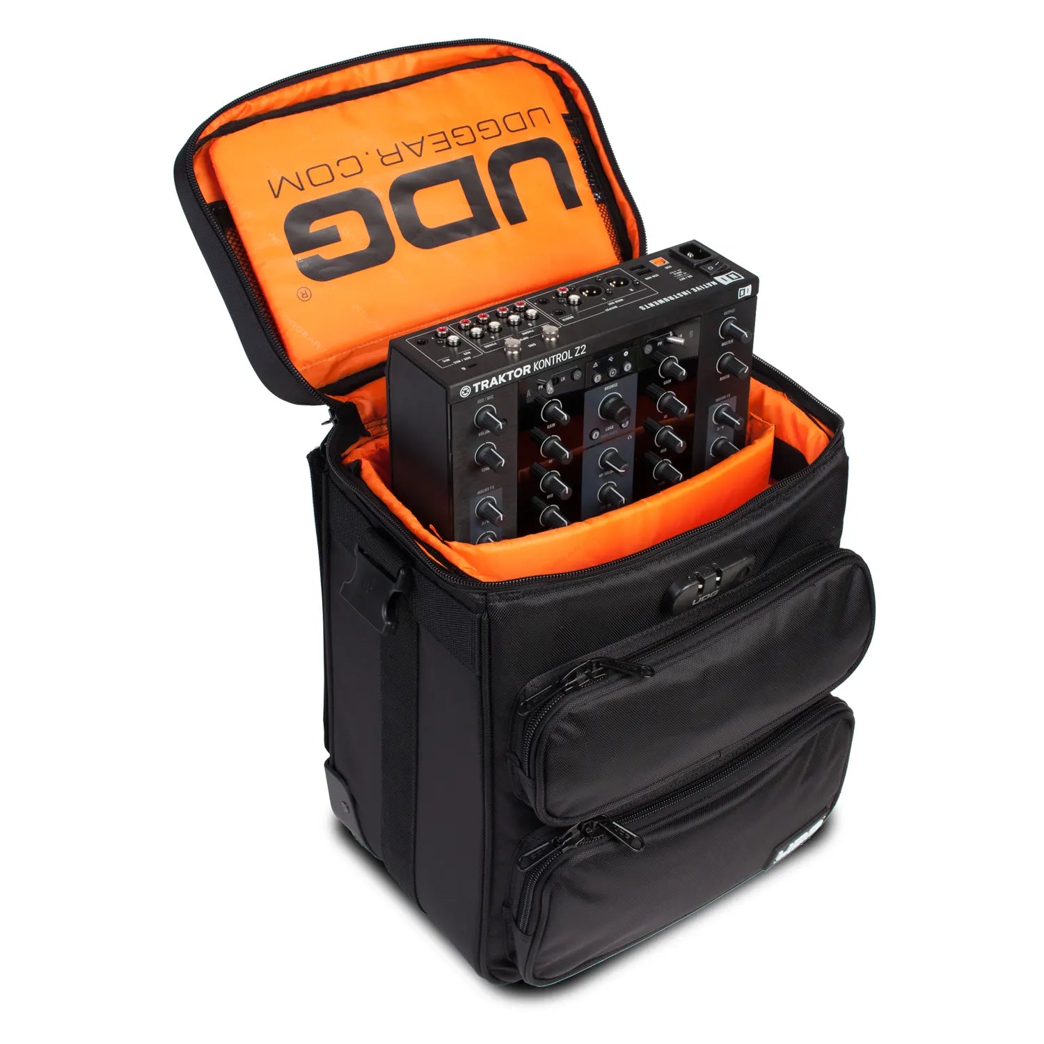 udg-ultimate-digi-trolley-to-go-black-orange-inside-dj-trolley image 4