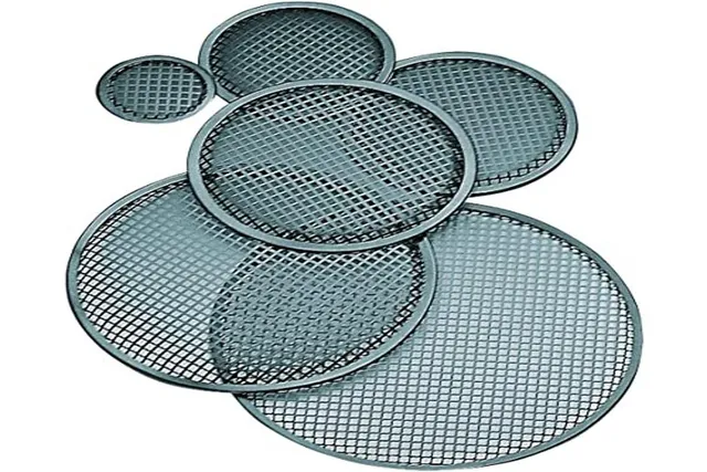 omnitronic-lautsprechergitter-38-cm-schwarz-stahl-schutzgitter image 1