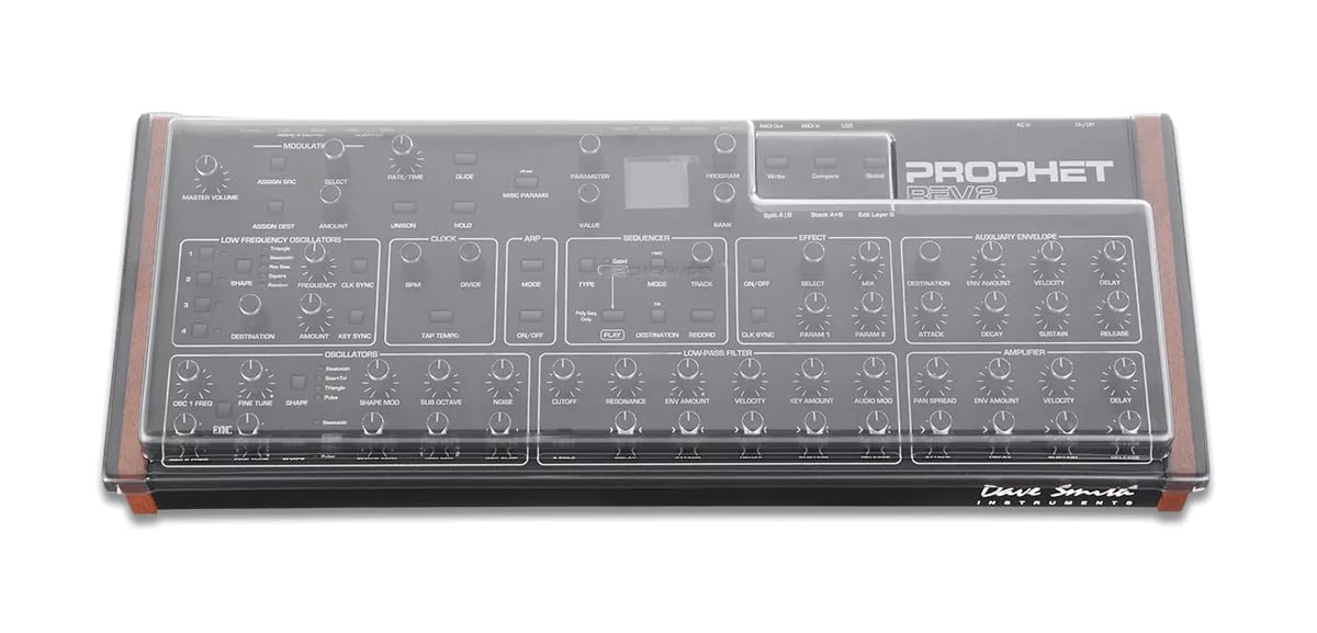 decksaver-sequential-prophet-rev2-cover-staubschutz-f-r-synthesizer image 2