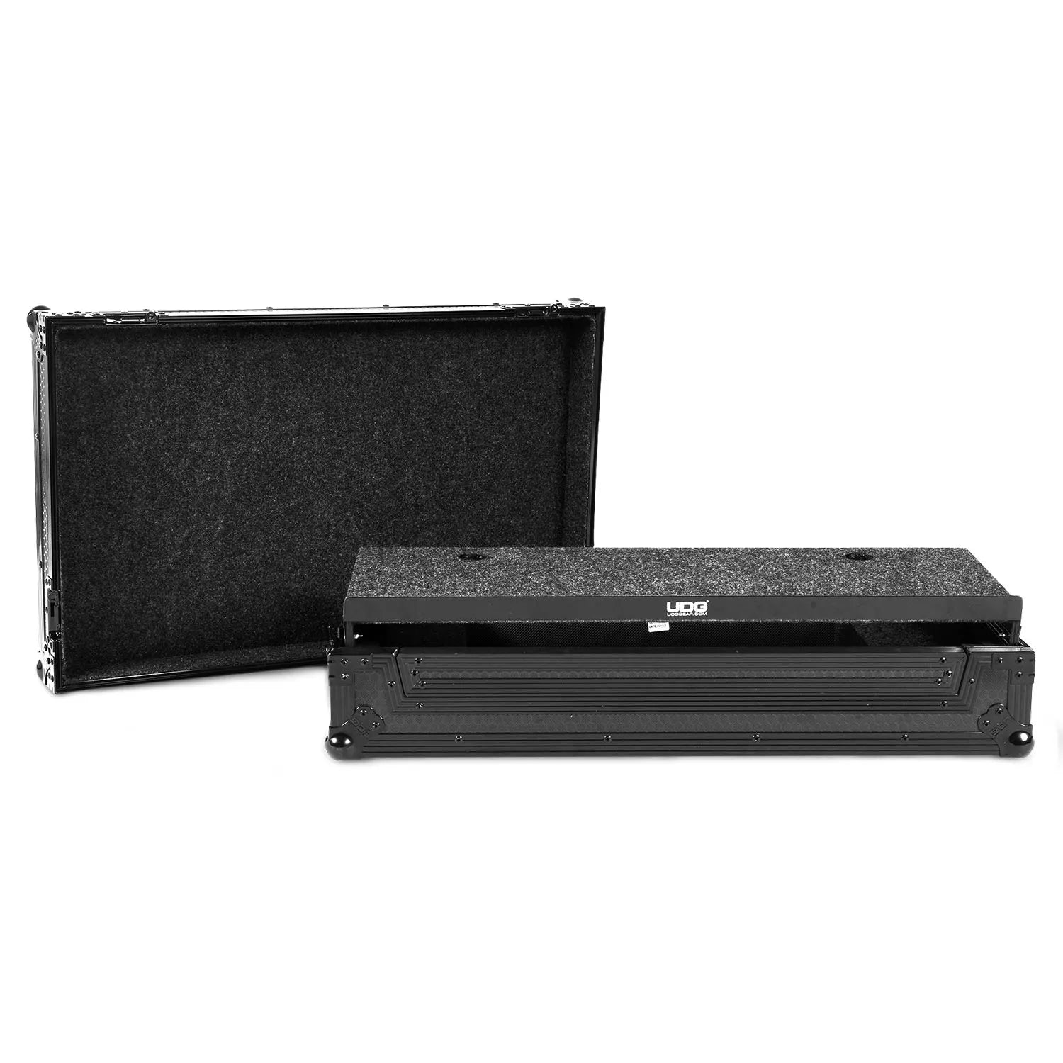 udg-ultimate-flight-case-pioneer-dj-ddj-rev5-black-plus-mit-laptop-shelf image 4