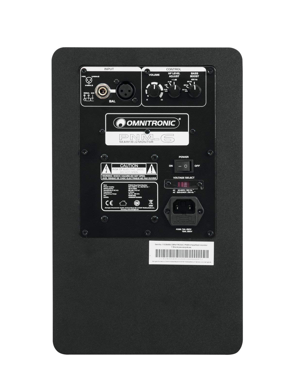 omnitronic-pnm-6-aktiver-nahfeld-monitor-2-wege-80-watt image 3