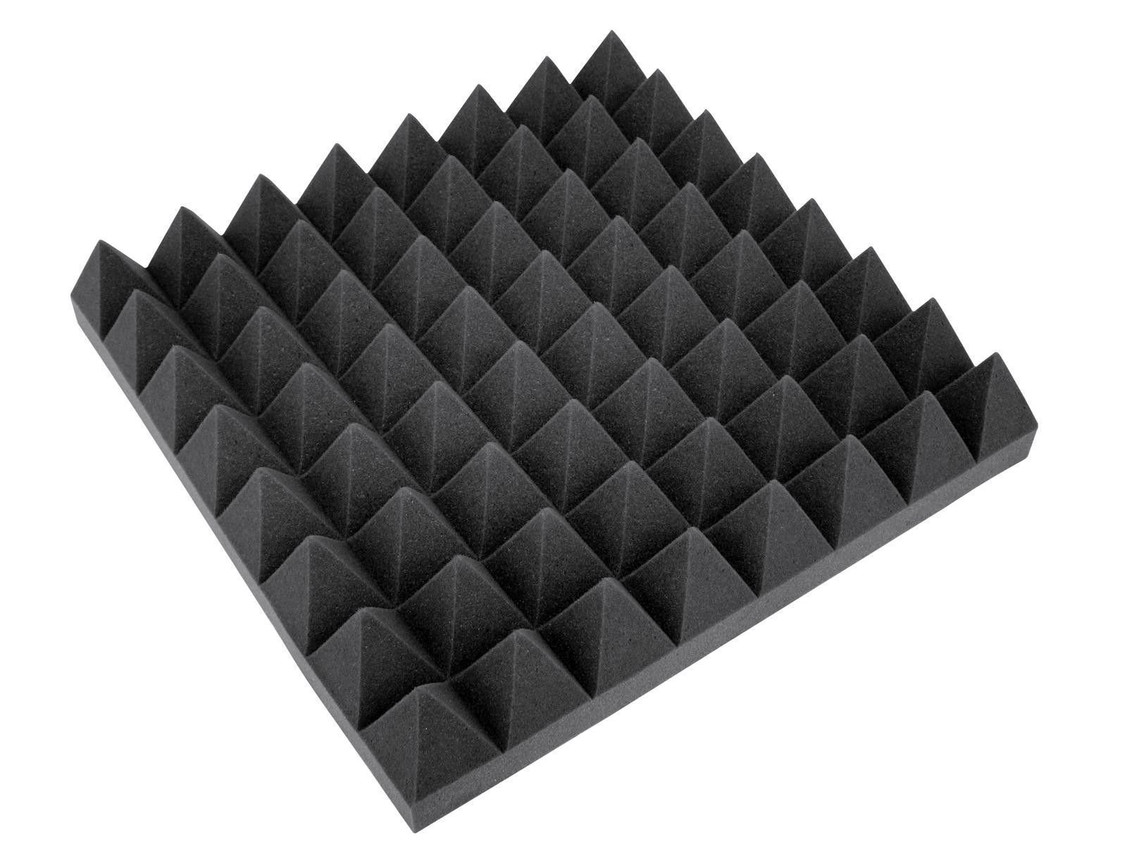 omnitronic-akustikschaumstoff-pyramide-100mm-50x50cm-b1 image 1