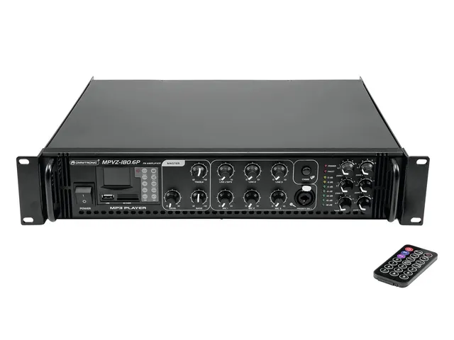 omnitronic-mpvz-180-6p-6-zonen-ela-mischverst-rker-180-watt-mit-mp3-player image 1