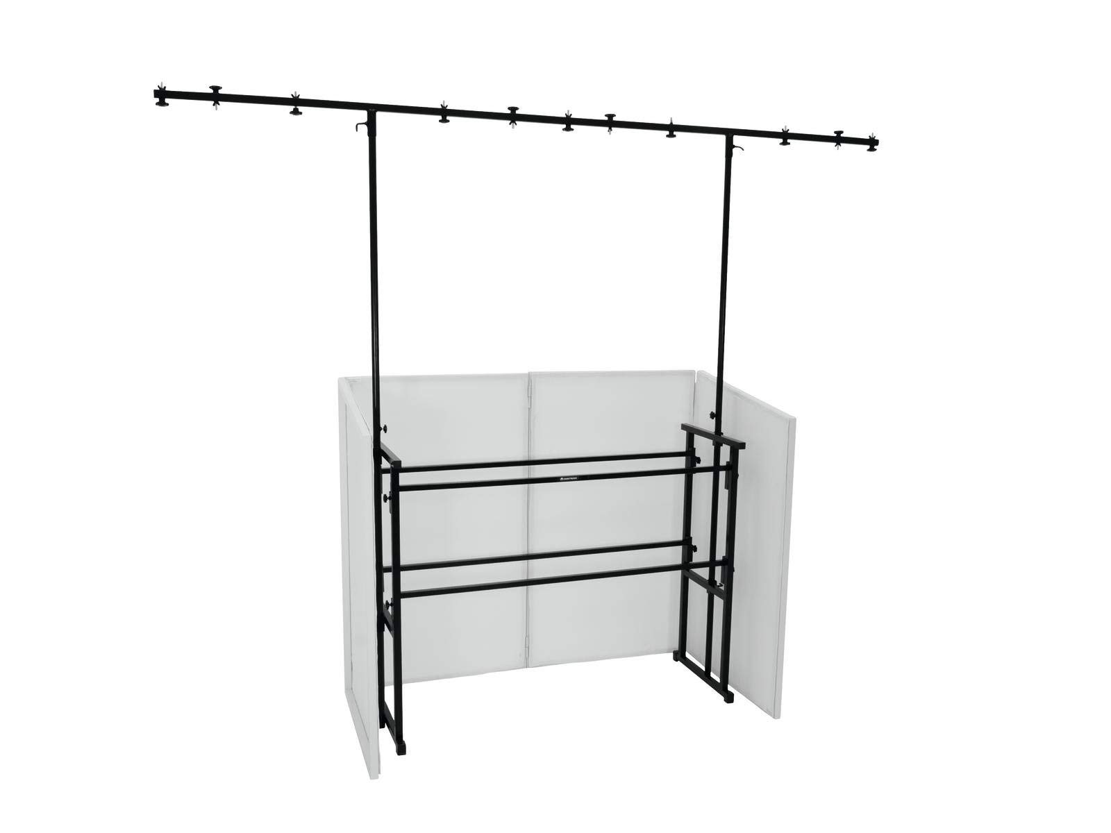 omnitronic-mobile-dj-stand-xl-dj-tisch-aus-stahlrohr-mit-lichttraverse image 6