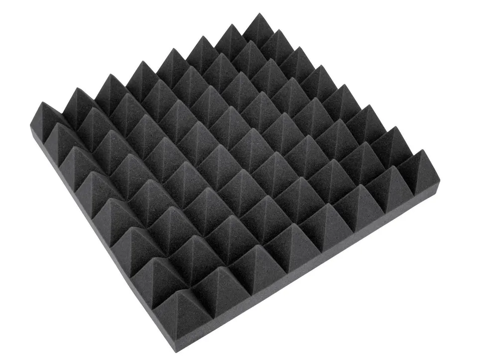 omnitronic-akustikschaumstoff-pyramide-100mm-50x50cm-b1 image 1
