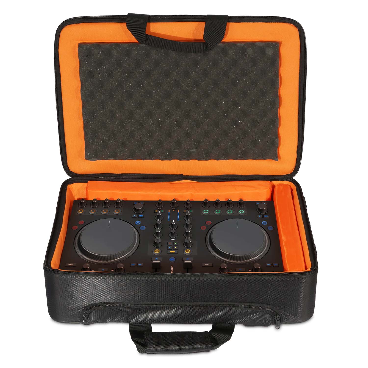 udg-ultimate-midi-controller-backpack-small-black-orange-inside-mk2 image 2