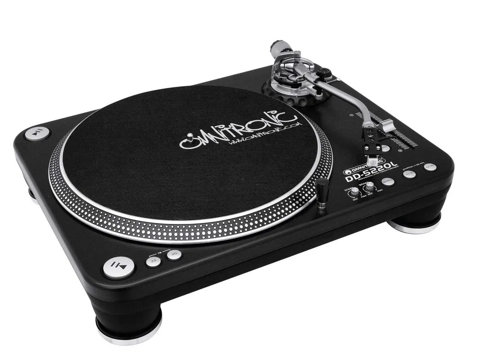 omnitronic-dd-5220l-plattenspieler-schwarz-direktantrieb-ultra-torque-dj-turntab image 1