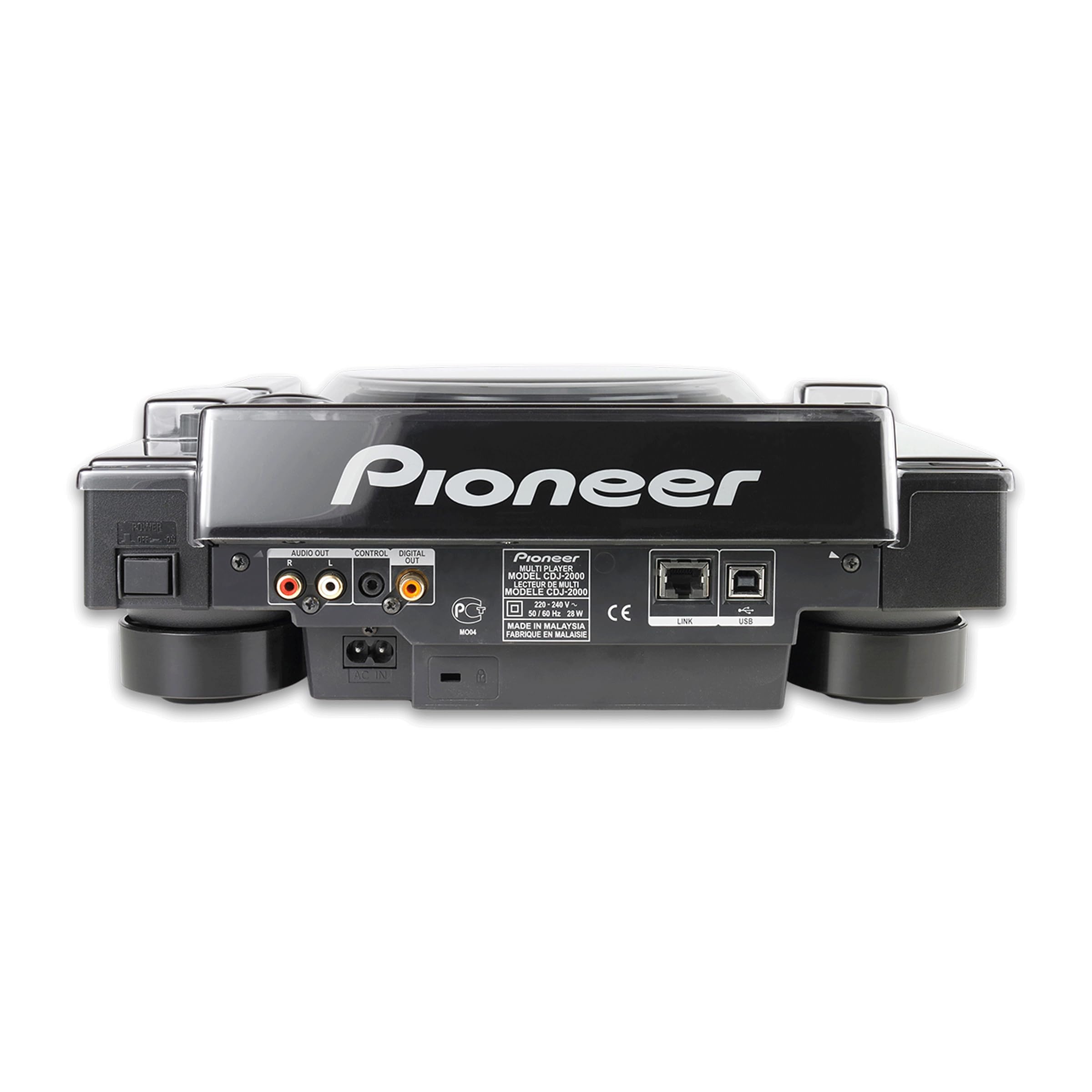 decksaver-pioneer-cdj-2000-cover-inkl-faceplate-polycarbonat-schutz image 4