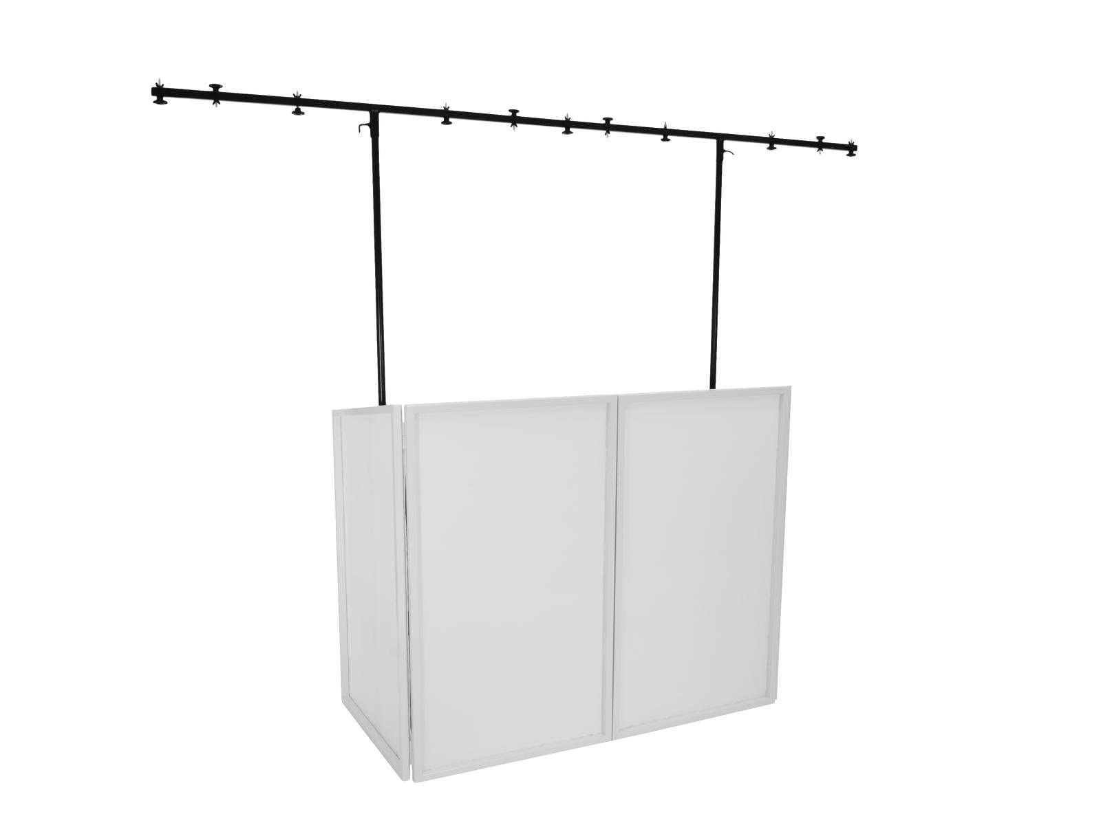 omnitronic-mobile-dj-stand-xl-dj-tisch-aus-stahlrohr-mit-lichttraverse image 8