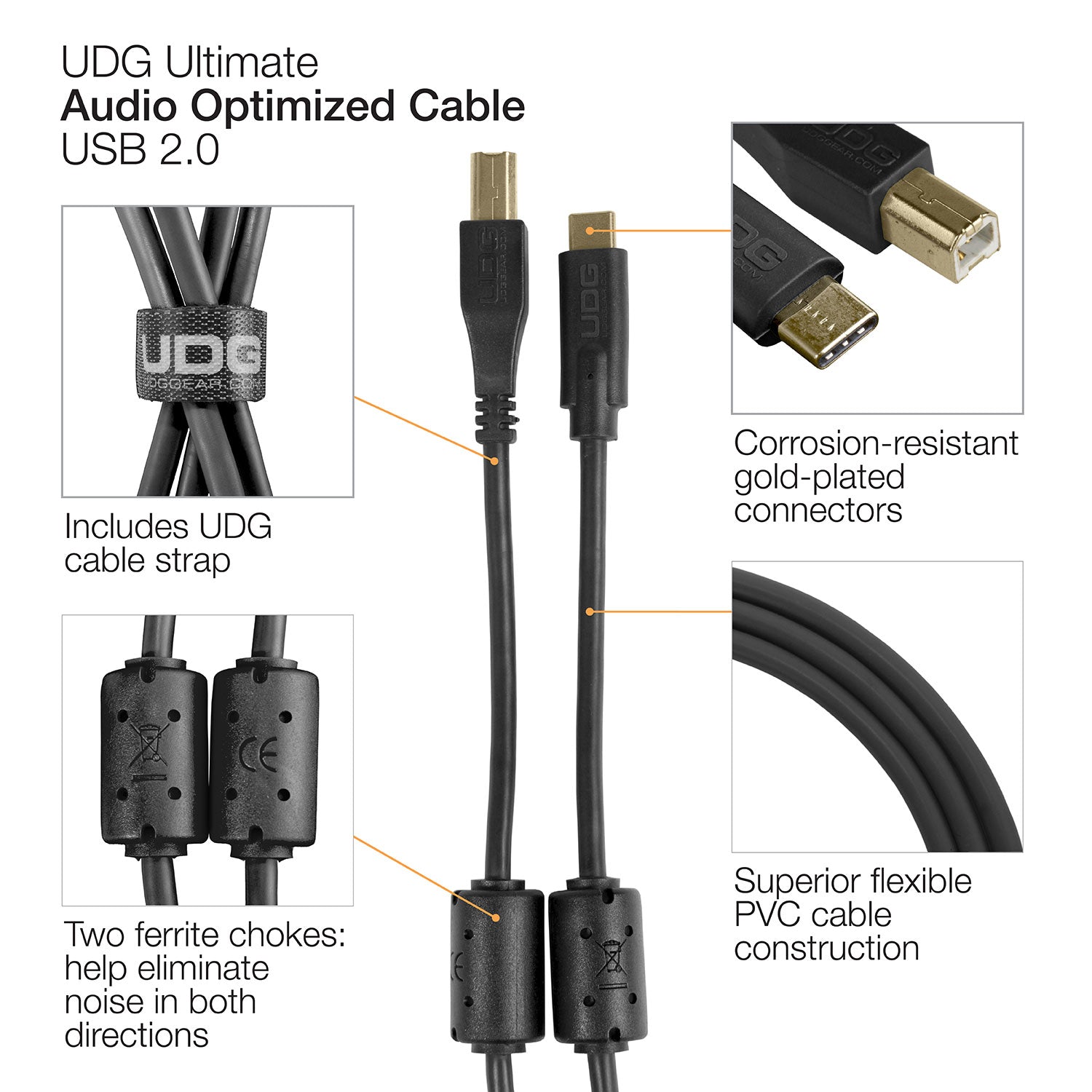 udg-ultimate-audio-kabel-usb-2-0-c-b-gerade-1-5-m image 4