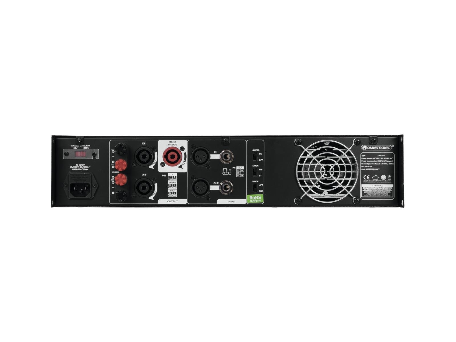 omnitronic-xpa-350-endstufe-stereo-pa-verst-rker-2x-175-w-4-ohm image 3