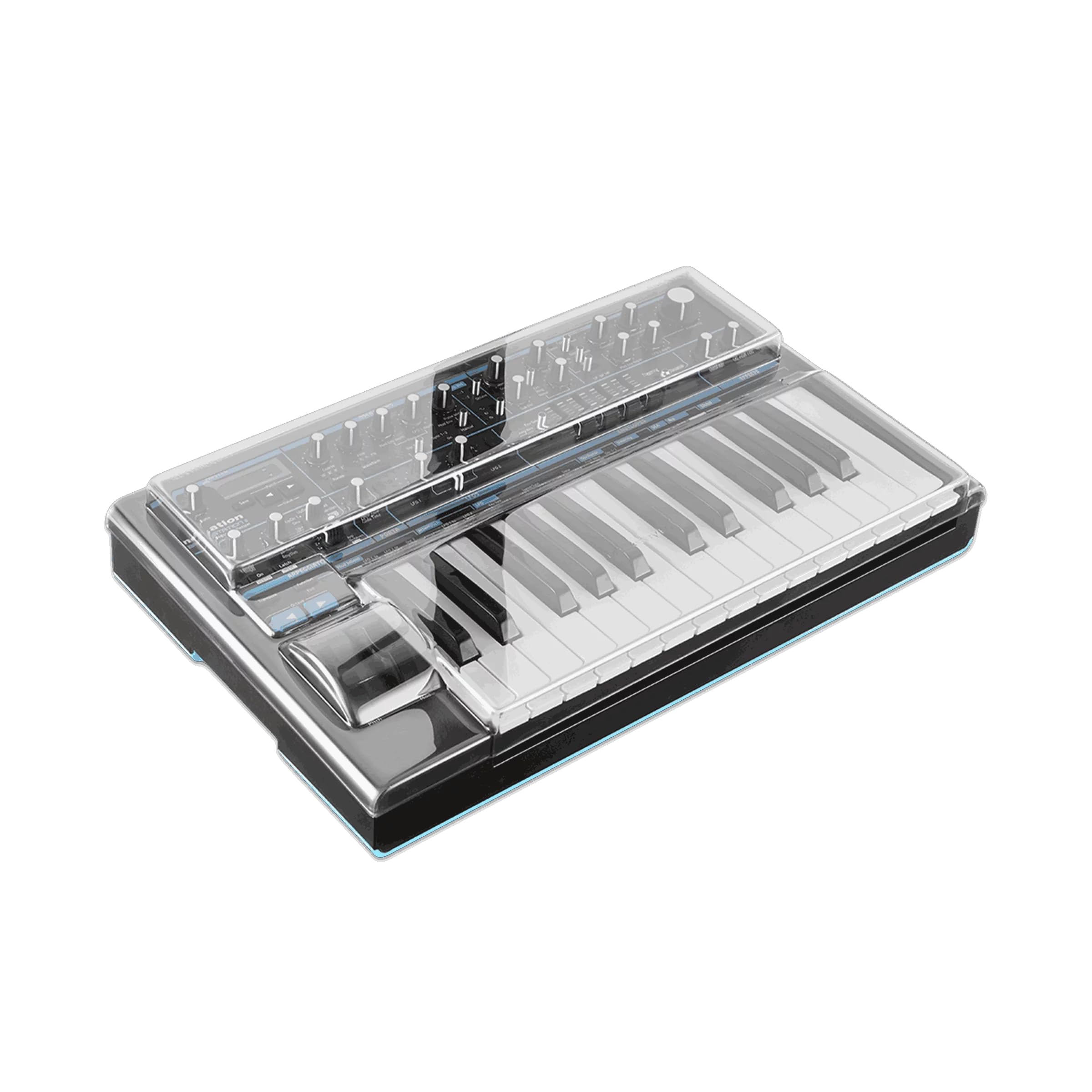 decksaver-novation-bass-station-2-schutzabdeckung-f-r-synthesizer image 1