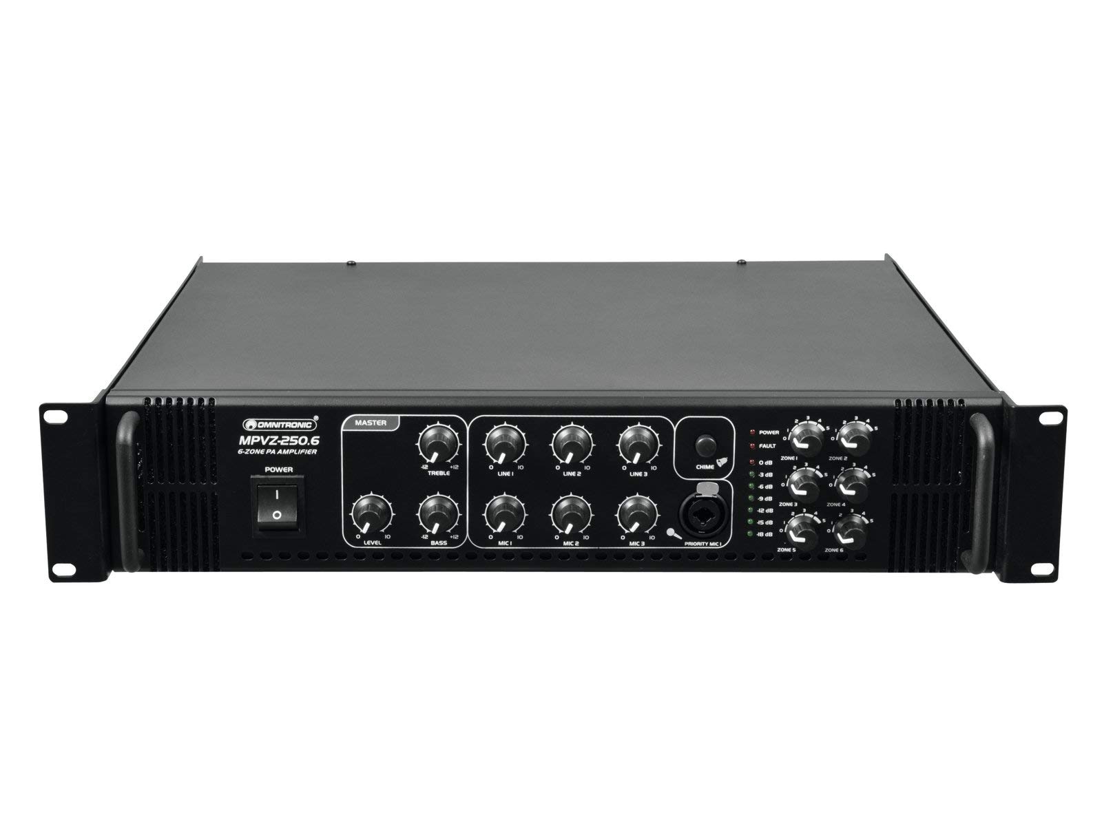 omnitronic-mpvz-250-6-mischverst-rker-6-zonen-ela-mono-250w-regelbar-mp-series image 1