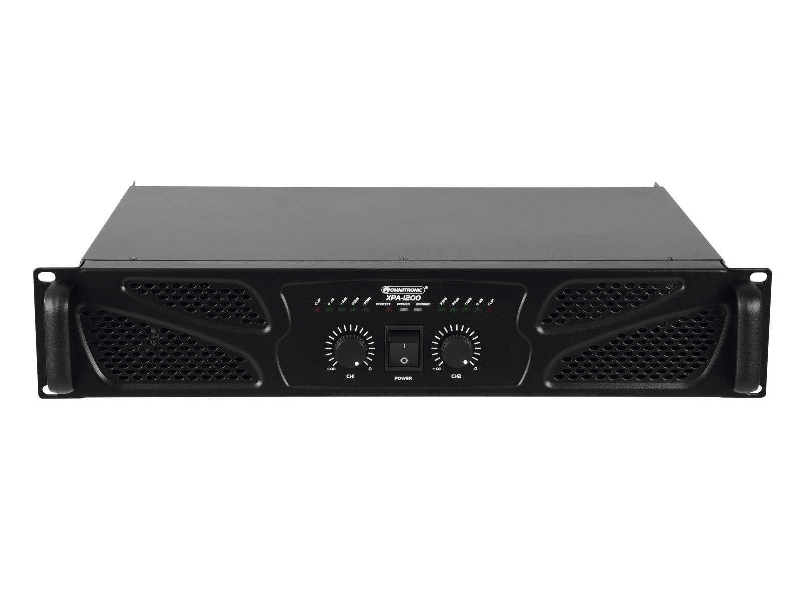omnitronic-xpa-1200-pa-endstufe-2x600w-stereo image 1