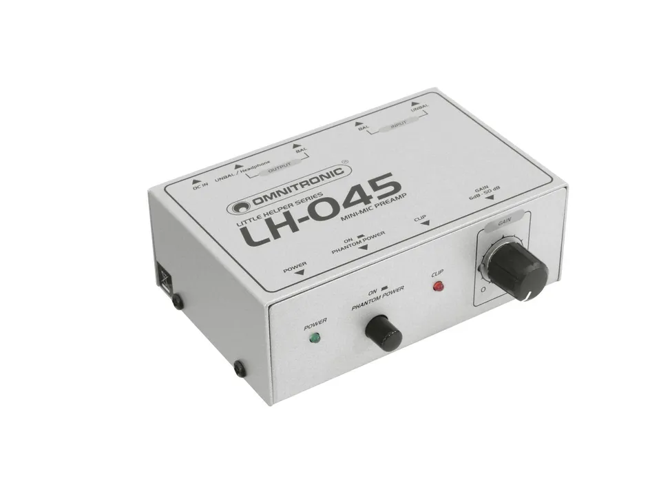 omnitronic-lh-045-1-kanal-mikrofon-vorverst-rker-mit-phantomspeisung image 1