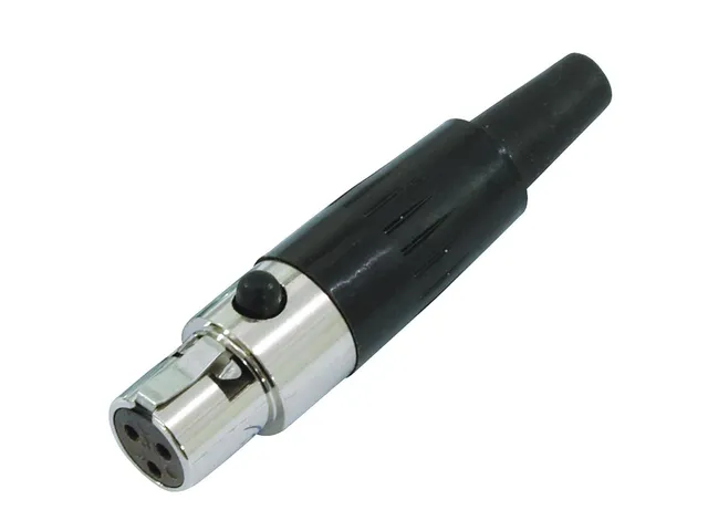 omnitronic-mini-xlr-buchse-3pol-kupplung-schwarz image 1