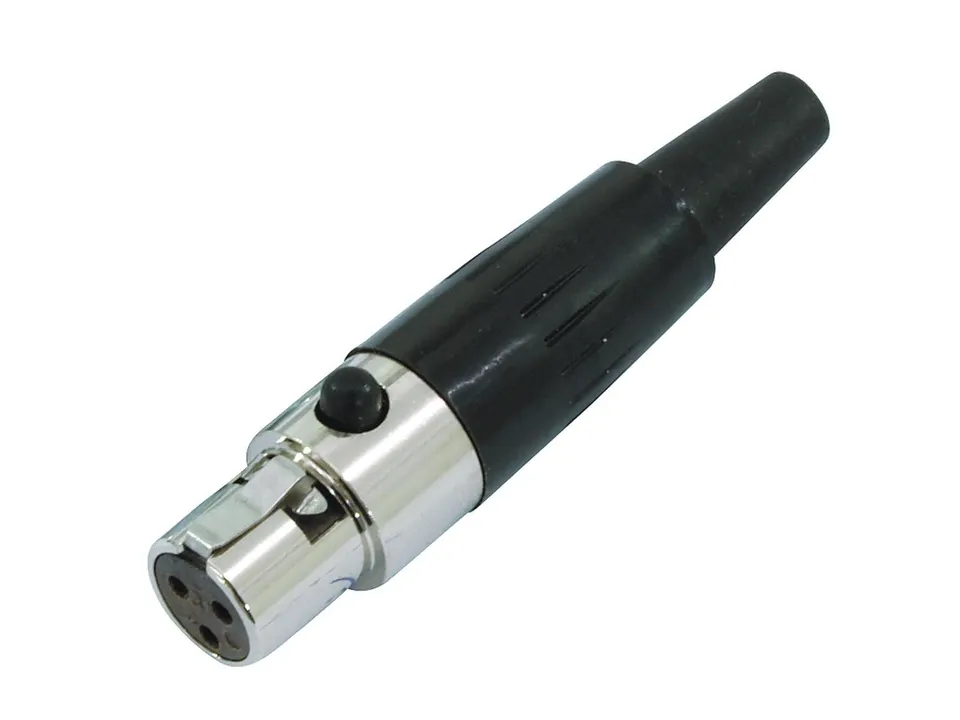 omnitronic-mini-xlr-buchse-3pol-kupplung-schwarz image 1