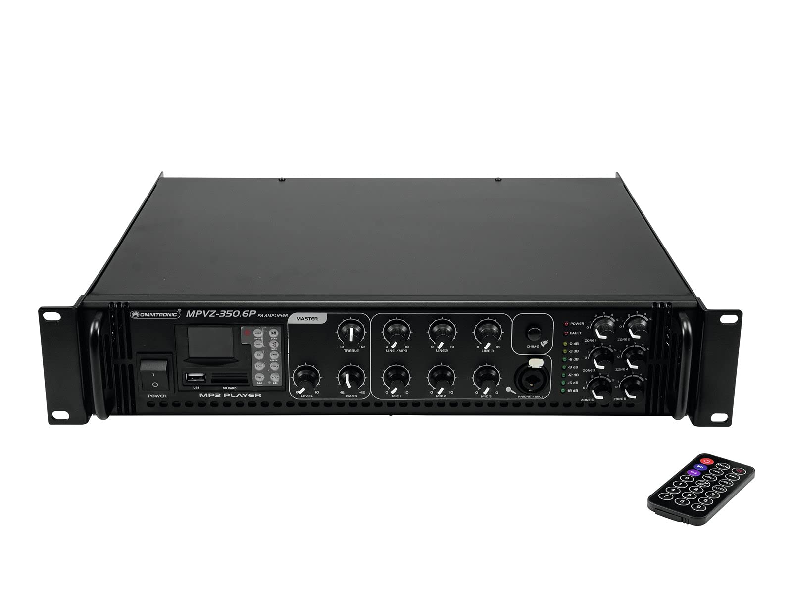 omnitronic-mpvz-350-6p-6-zonen-ela-mischverst-rker-350-watt-mit-mp3-player image 1