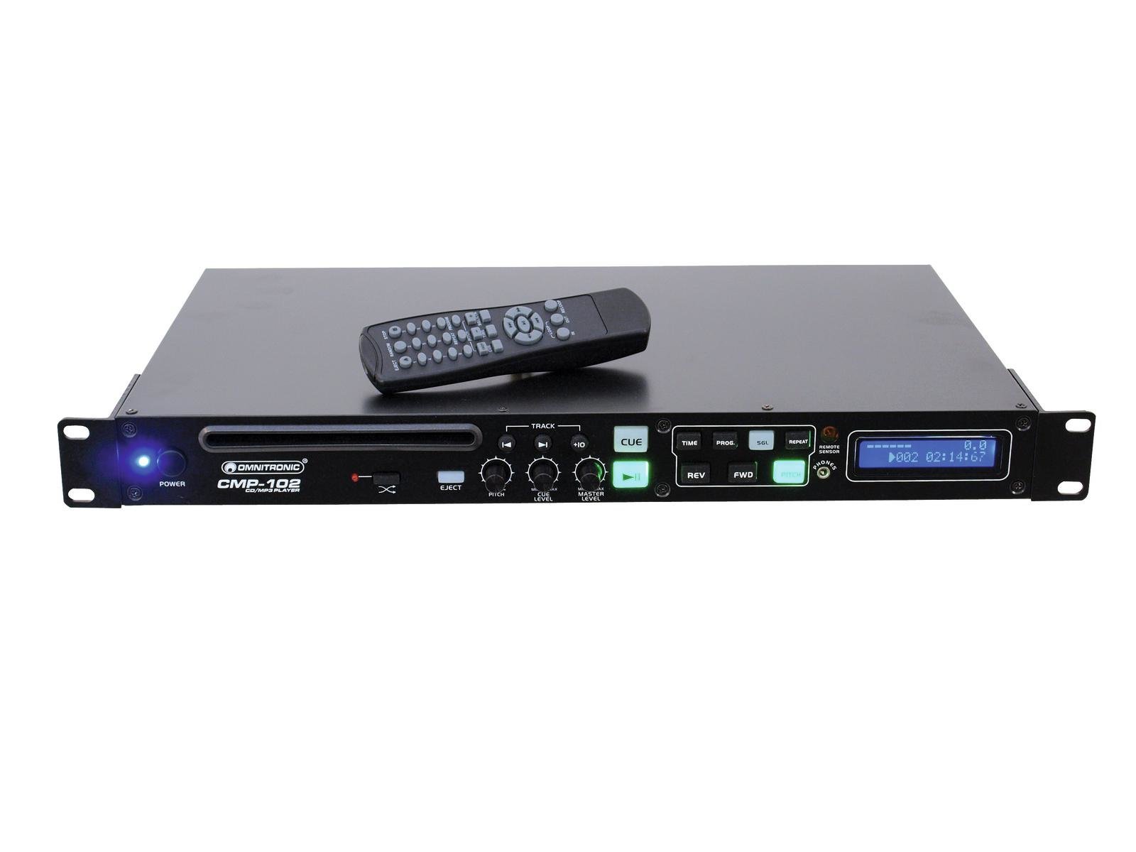 omnitronic-cmp-102-cd-mp3-player-1-he-mit-ir-fernbedienung-und-xlr image 1