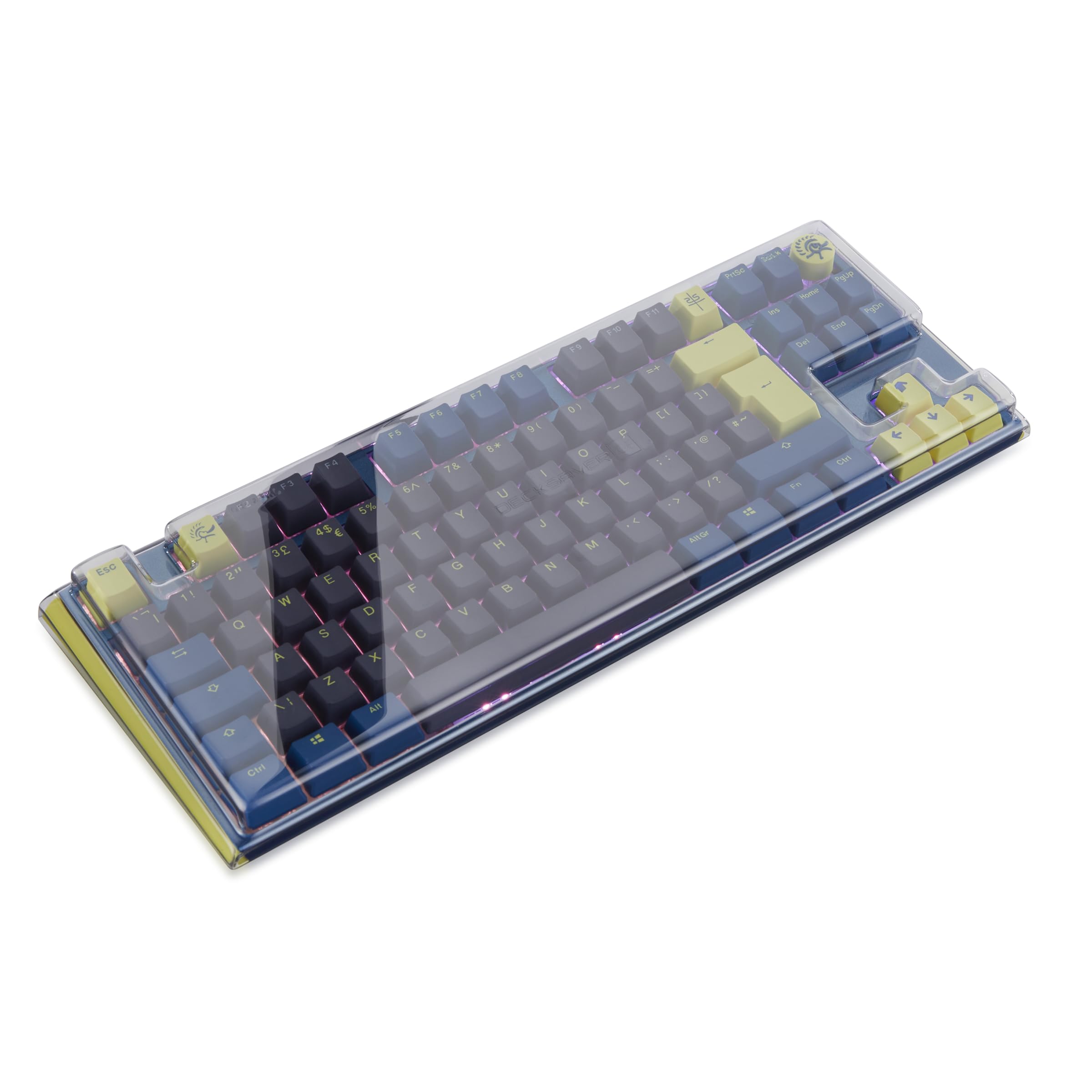 decksaver-ducky-one-3-tkl-schutzh-lle-polycarbonat-cover-rauchklar image 1