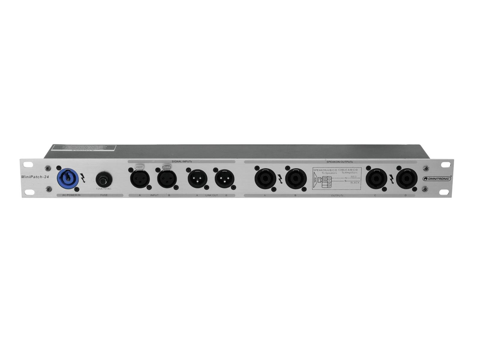omnitronic-mpp-24-mini-patch-panel-19-patchfeld-1-he-mit-xlr-speakon-powercon image 4