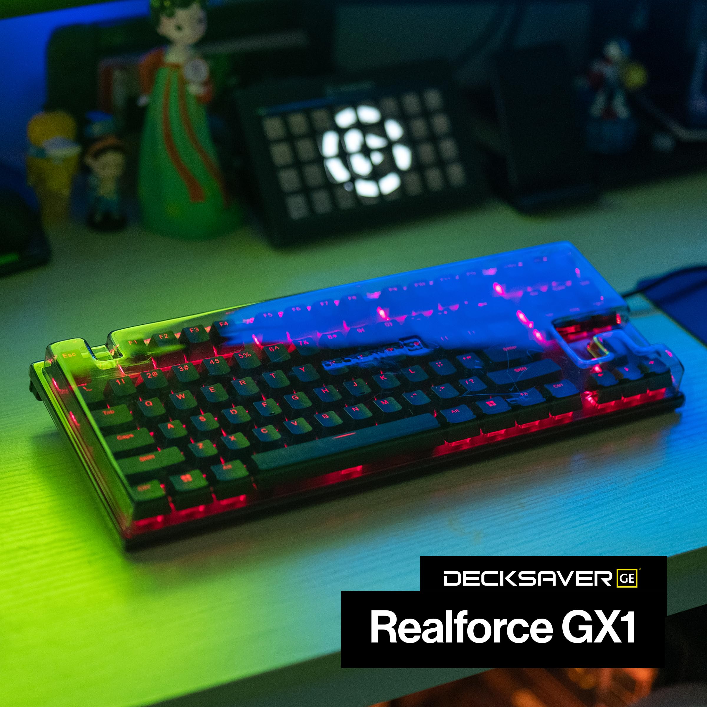 decksaver-gamer-edition-cover-f-r-realforce-gx1-tastatur-rauch-klar image 2