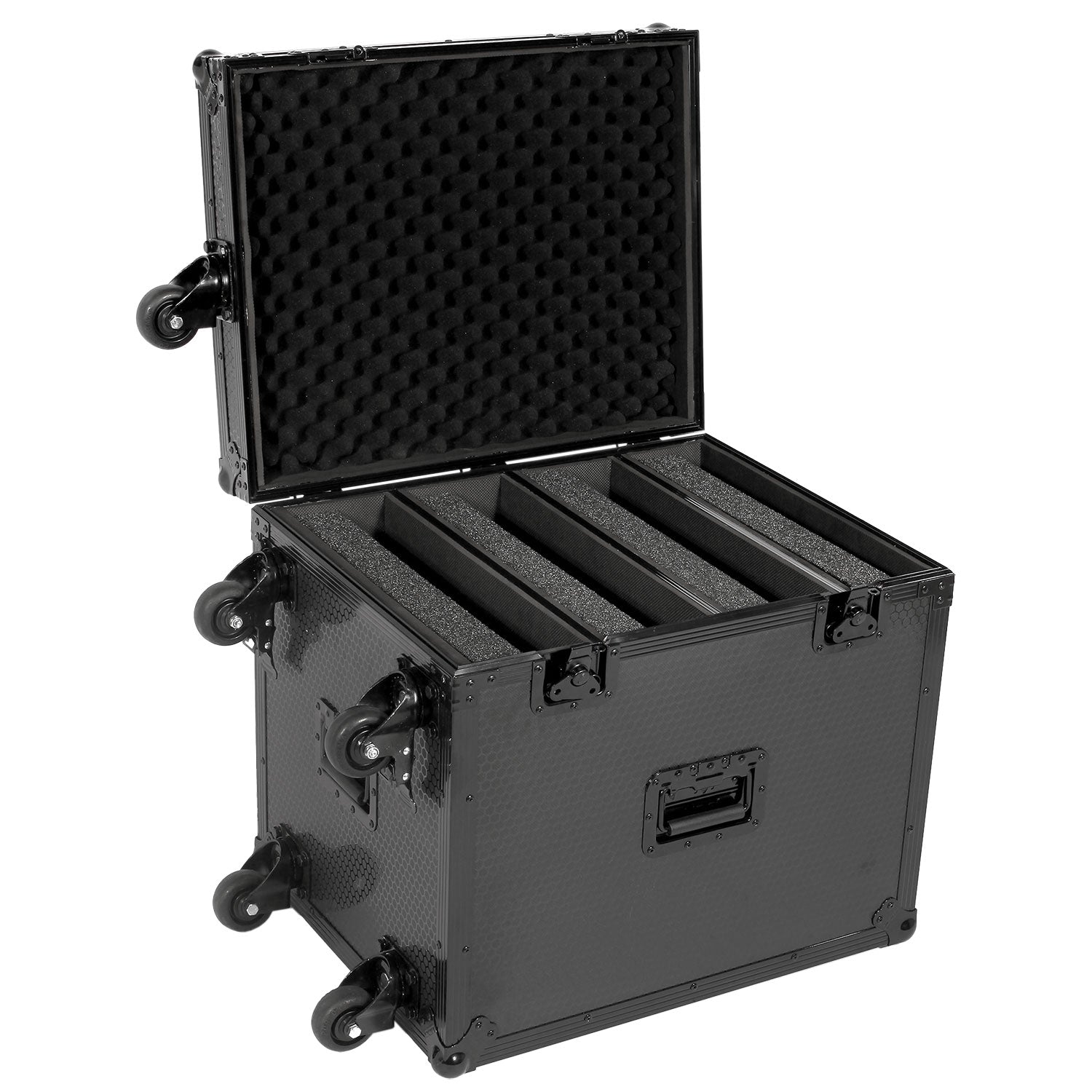 udg-ultimate-flight-case-4x-cdj-mixer-black-plus-mit-trolley-spinner-wheels image 6