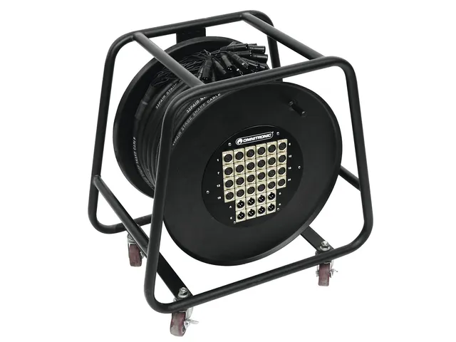 omnitronic-multicore-stagebox-24-8-30m-auf-trommel-32-kanal-xlr-splei image 1