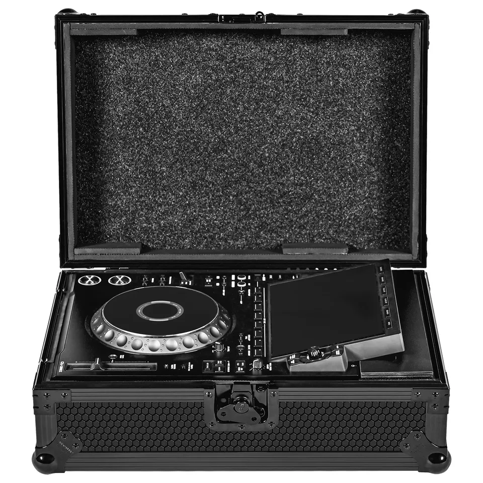 udg-ultimate-flight-case-alphatheta-cdj-3000x-black-dj-player-case image 1