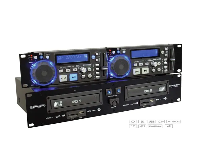 omnitronic-xdp-2800-dual-cd-mp3-player-mit-usb-und-sd image 1