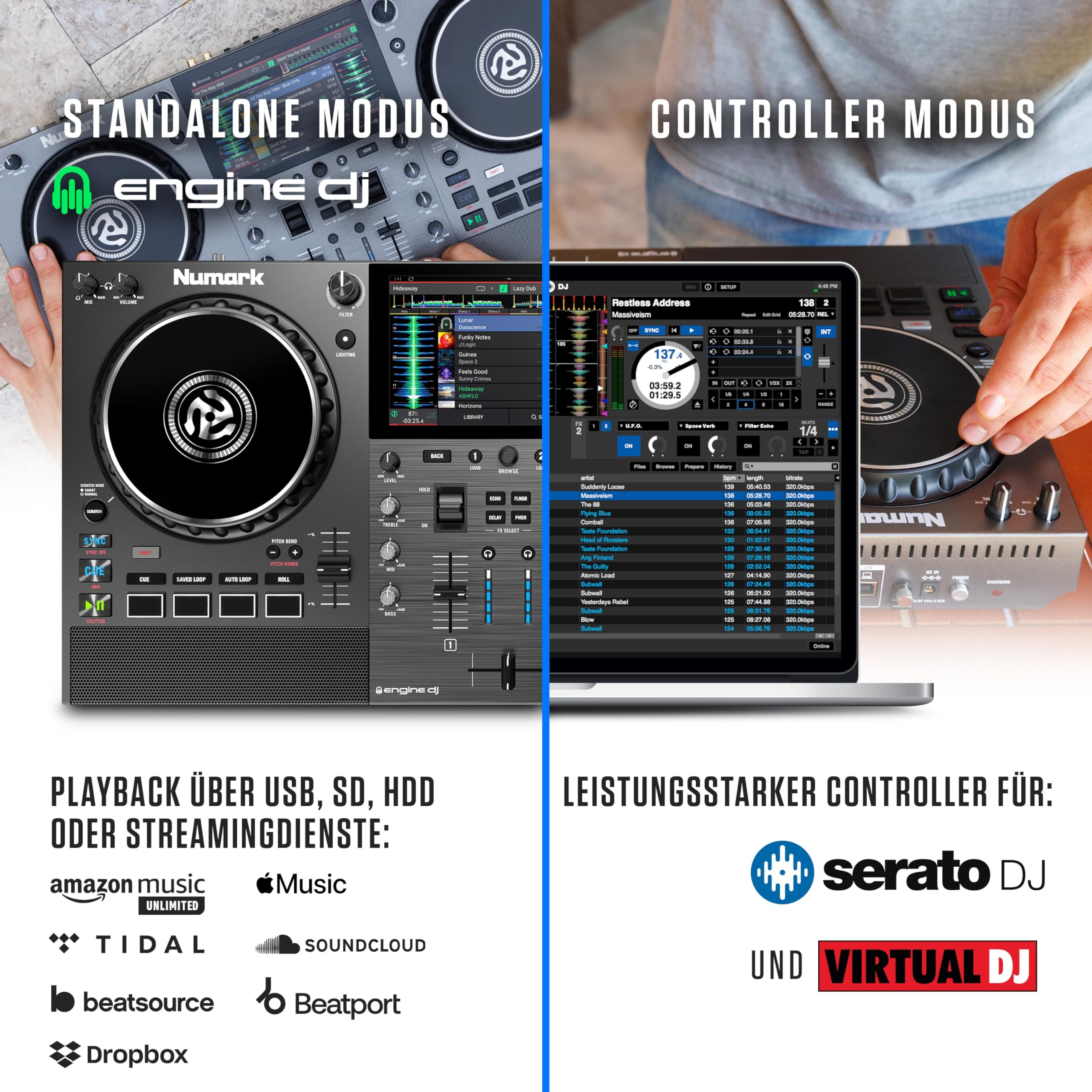 numark-mixstream-pro-go-tragbarer-dj-controller-mit-akku-wlan-und-lautsprecher image 3