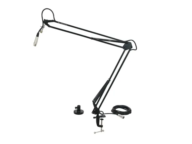 omnitronic-halter-typ-a-klemmhalterung-f-r-tisch-mikrofonarm-schwarz image 1