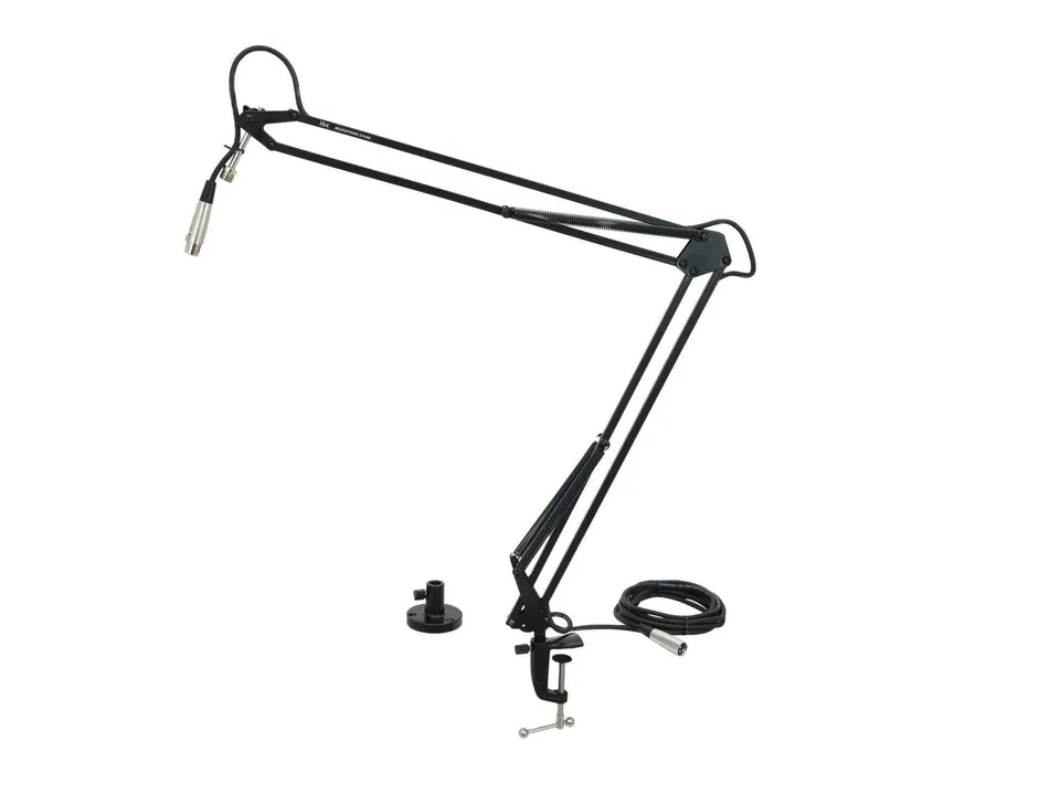 omnitronic-halter-typ-a-klemmhalterung-f-r-tisch-mikrofonarm-schwarz image 1