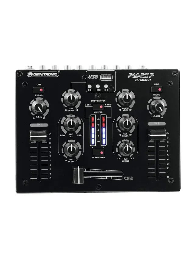 omnitronic-pm-211p-2-kanal-dj-mixer-mit-mp3-player-usb-talkover image 1