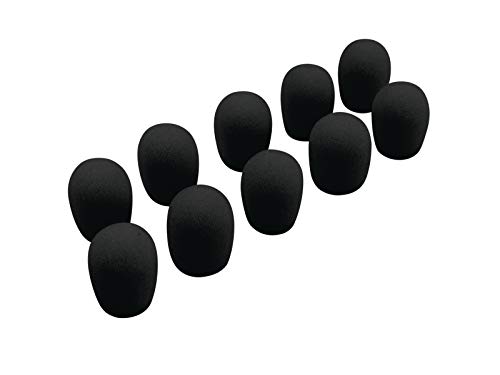 omnitronic-uhf-100-windschutz-schwarz-10er-pack-mikrofon-schaumstoffschutz image 2