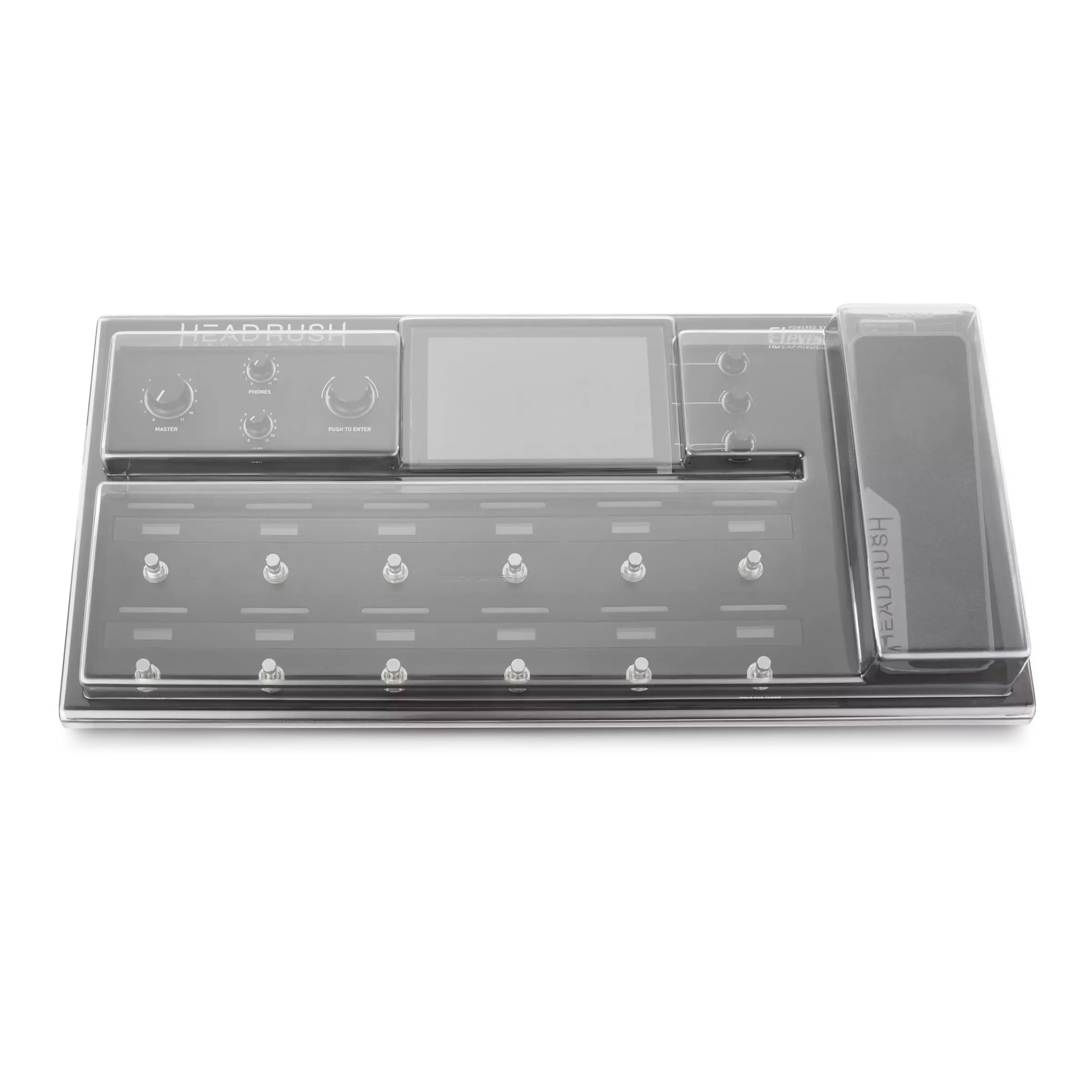 decksaver-schutzcover-f-r-headrush-pedalboard-rauchfarbenes-polycarbonat image 3