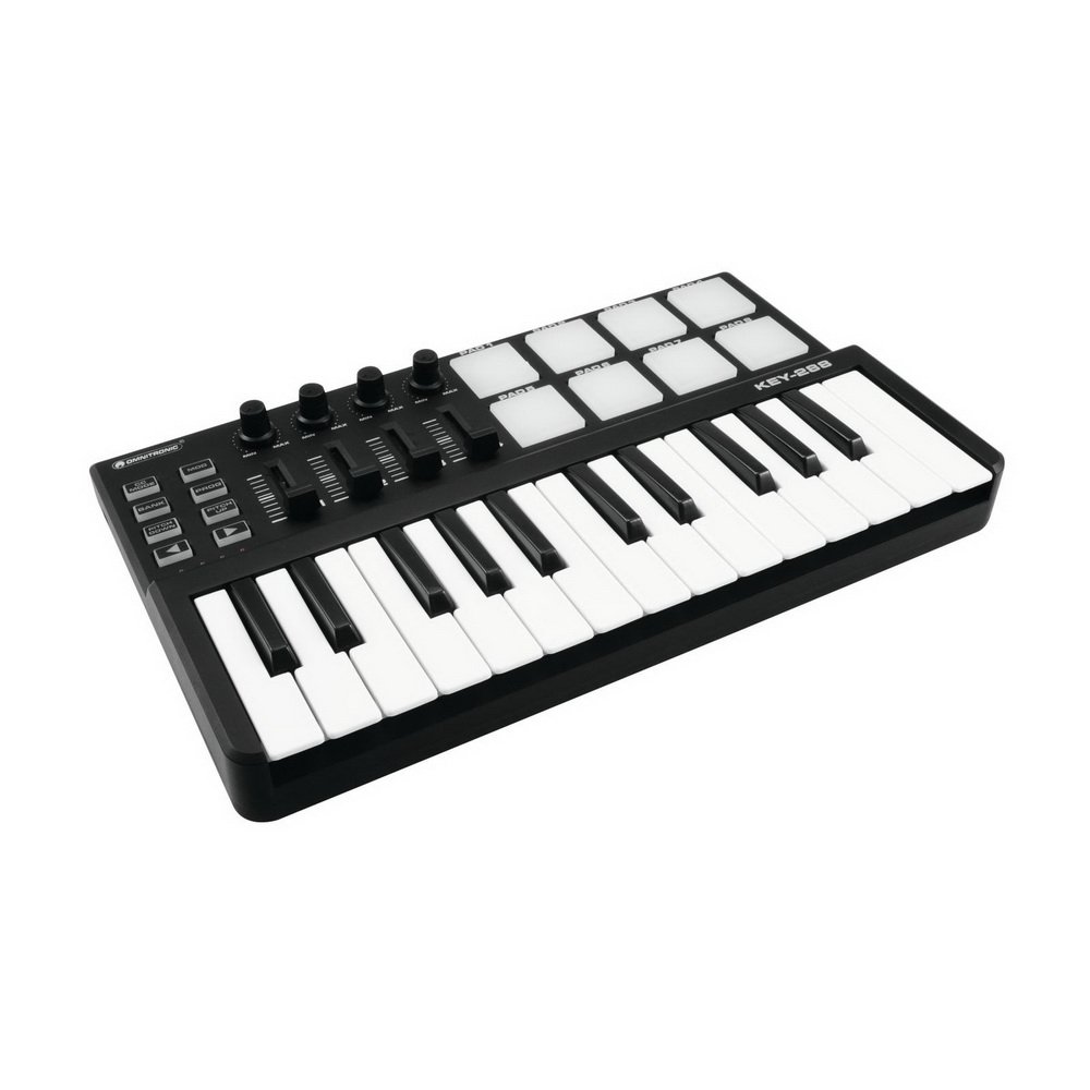 omnitronic-key-288-usb-midi-controller-25-tasten-8-pads image 1