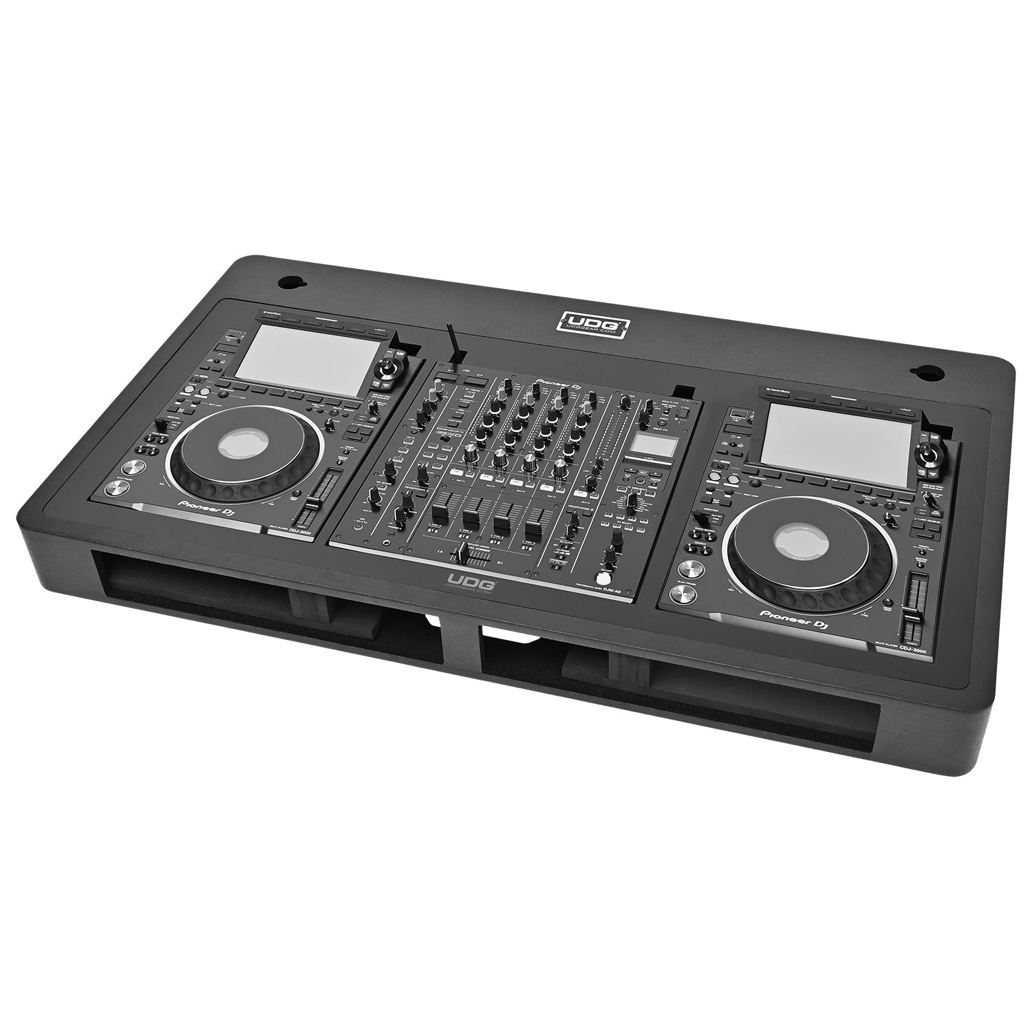 udg-ultimate-set-faceplate-f-r-2x-pioneer-dj-cdj-3000-djm-a9-schwarz image 2